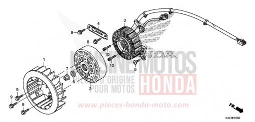 A.C.G. STARTER NSC110MPDH de 2017